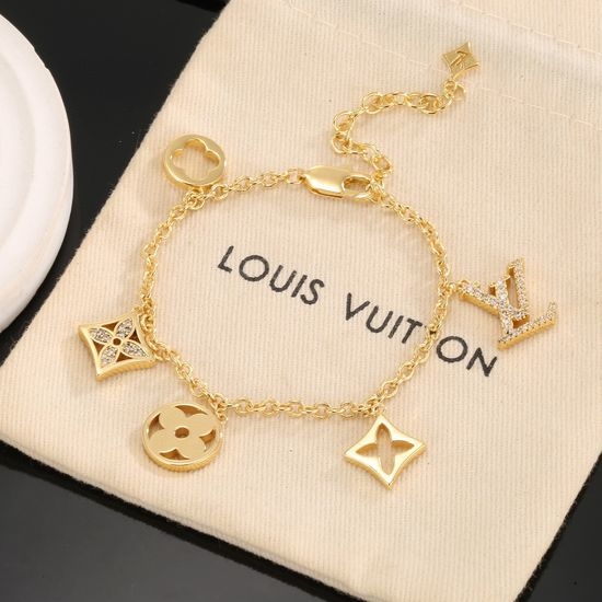 Louis Vuitton LV Polished Letter Classic Versatile Bracelet