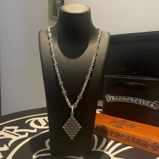 Chrome Hearts Vintage Cross Pendant Classic Necklace