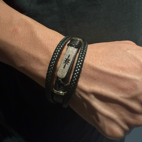 Chrome Hearts Vintage Leather Rope Bracelet