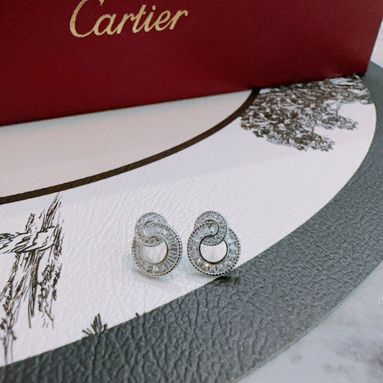 Cartier Classic Ring Shape Hoop Earrings