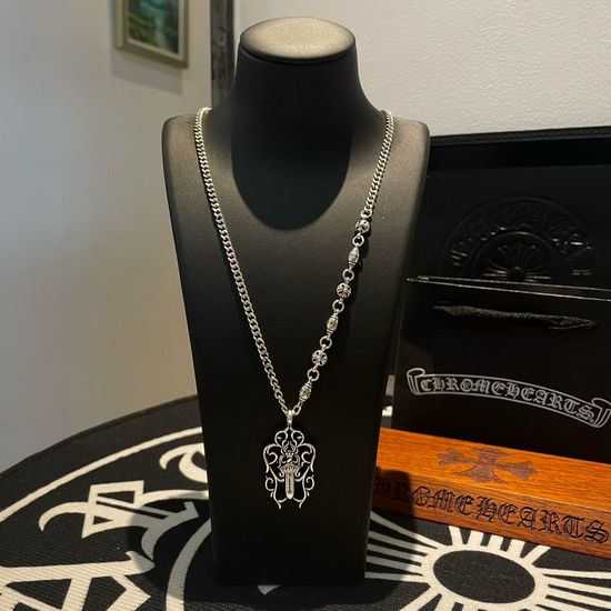 Chrome Hearts Vine Sword Pendant Retro Necklace