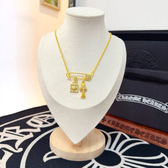 Chrome Hearts Vintage Pin Whistle Pendant Necklace