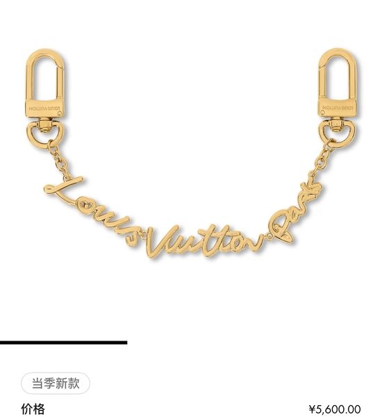 Louis Vuitton LV Metal Chain Bag Accessory Decoration