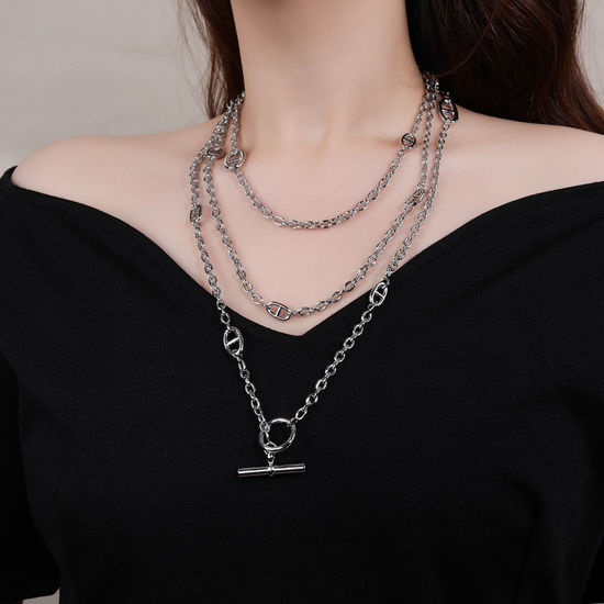 Hermes Multi-use Pig Nose Shape Chain Necklace