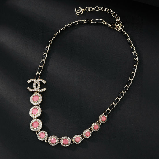 Chanel Delicate Necklace Lambskin Brass Material