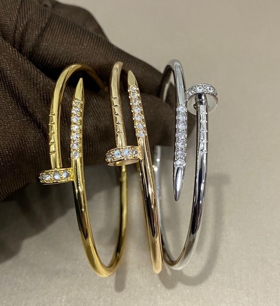 Cartier Nail Shape Seven Diamond Bangle