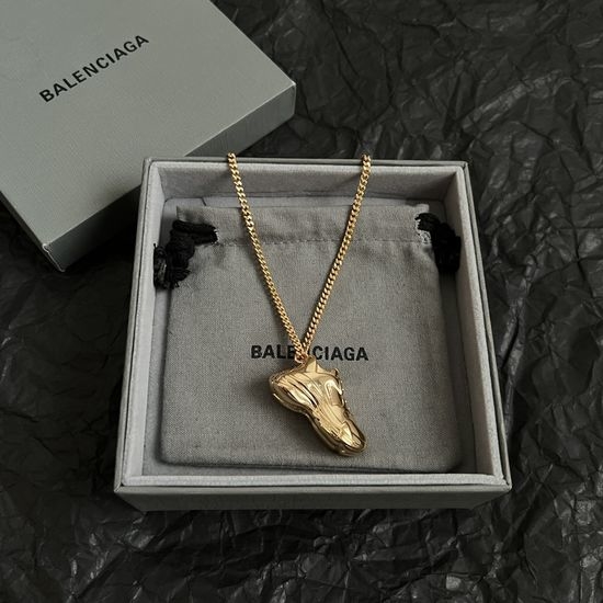 Balenciaga Classic Minimalist Metal Necklace