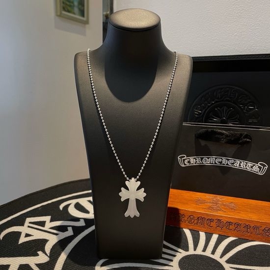 Chrome Hearts Cross Resin Bead Necklace
