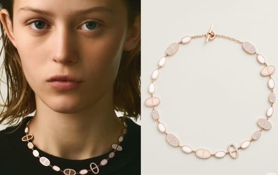 Hermes Classic Pig Nose Shape Pendant Necklace