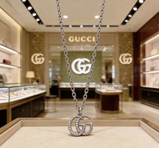 Gucci Retro Adjustable Silver Fashion Necklace