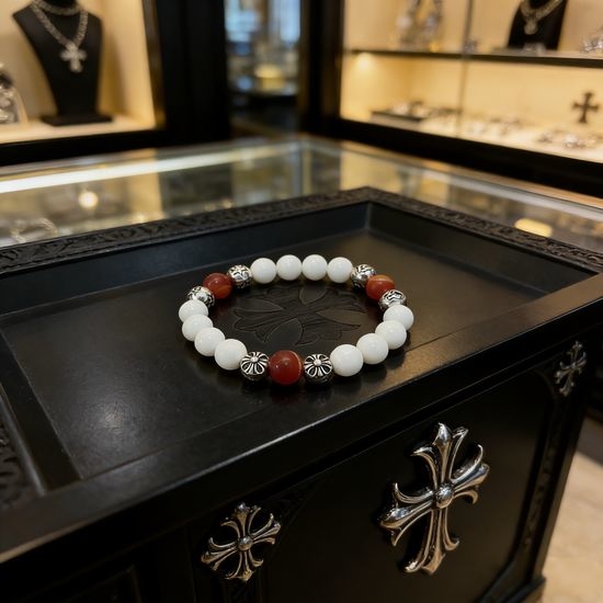 Chrome Hearts Vintage Opal Beaded Bracelet