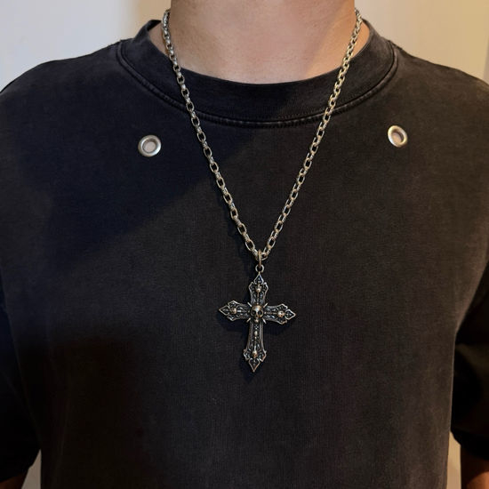 Chrome Hearts Vintage Cross Pendant Necklace