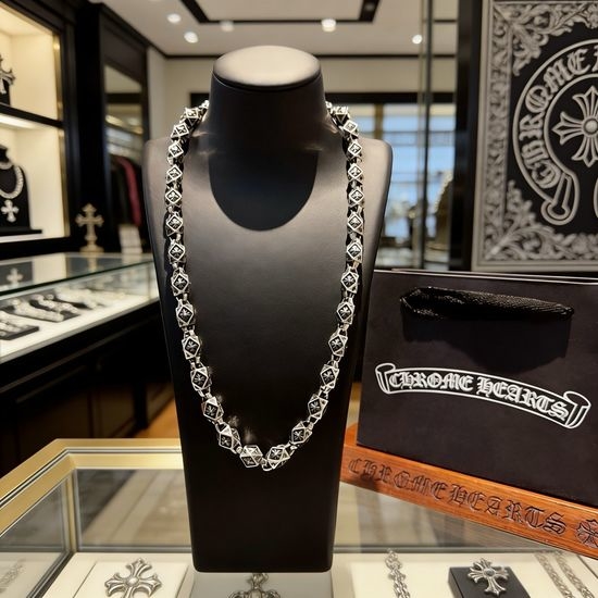 Chrome Hearts Classic Vintage Cross Pendant Necklace