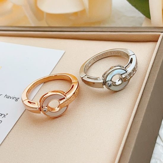 Bvlgari BVLGARI Two-Color Coin Rings