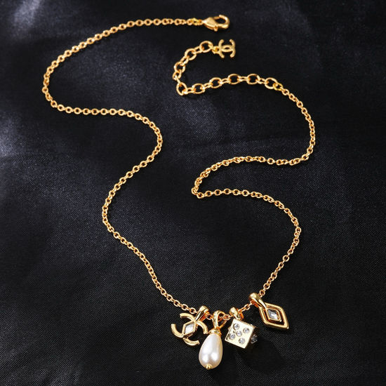 Chanel Exquisite Craft Brass Pendant Necklace