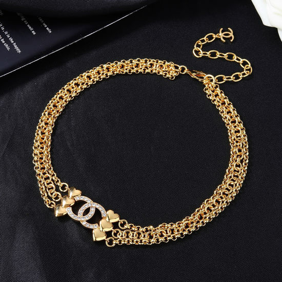 Chanel Elegant Clavicle Chain Necklace