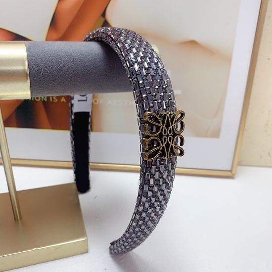 Loewe Rhinestone Decor Hair Hoop