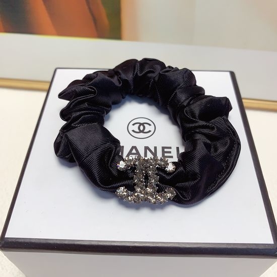 Chanel Rhinestone Elastic Hair Tie Accessory