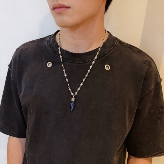 Chrome Hearts Cross Pattern Pendant Vintage Necklace
