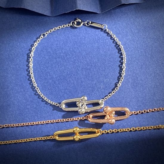 Tiffany & Co. Smooth Bamboo Joint Chain Bracelet