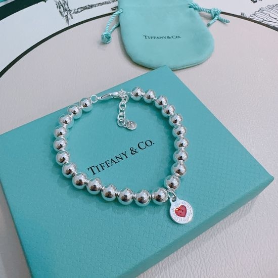 Tiffany & Co. Vintage Beaded Silver Bracelet