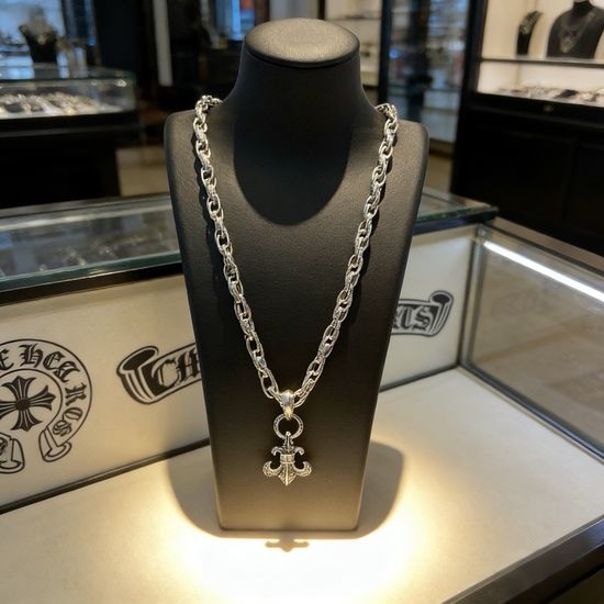 Chrome Hearts Vintage Cross Pendant Necklace