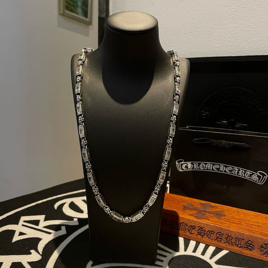 Chrome Hearts Vintage Style Diamond Necklace