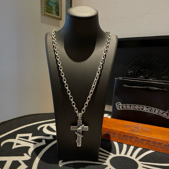 Chrome Hearts Vintage Cross Pendant Necklace