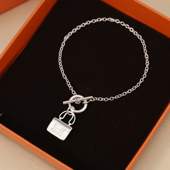 Hermes Delicate Bag Shaped Bracelet