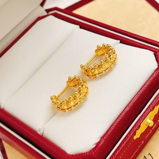 Cartier Mini Rivet Style Fashion Stud Earrings