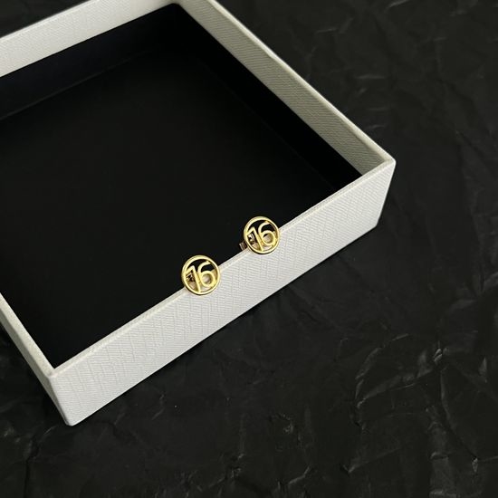 Celine Minimalist Stylish Metal Stud Earrings