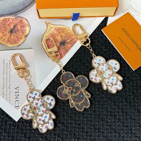 Louis Vuitton LV Sunflower Keychain Bag Pendant Decor