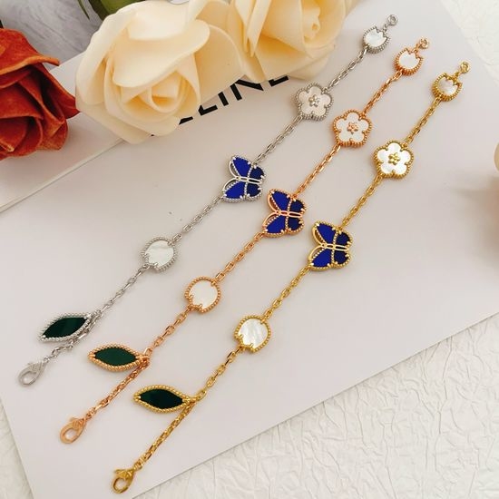 Van Cleef & Arpels VCA Butterfly Charm Bracelet