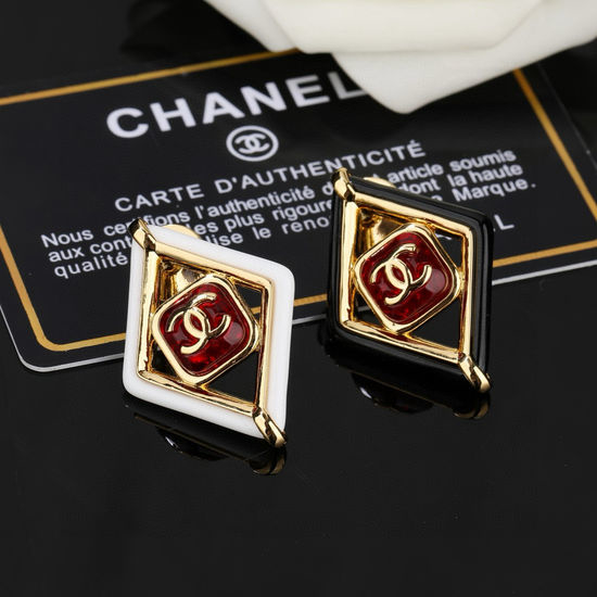 Chanel Delicate Double Letter Brooch