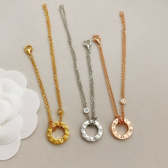 Cartier Single Diamond Disc Charm Bracelet