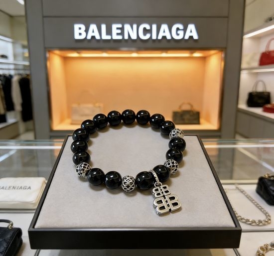 Balenciaga Vintage Style Tiger Eye Bracelet