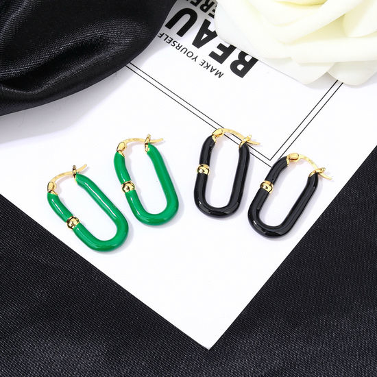 Bottega Veneta BV Metal Enamel Stud Earrings Elegant Style