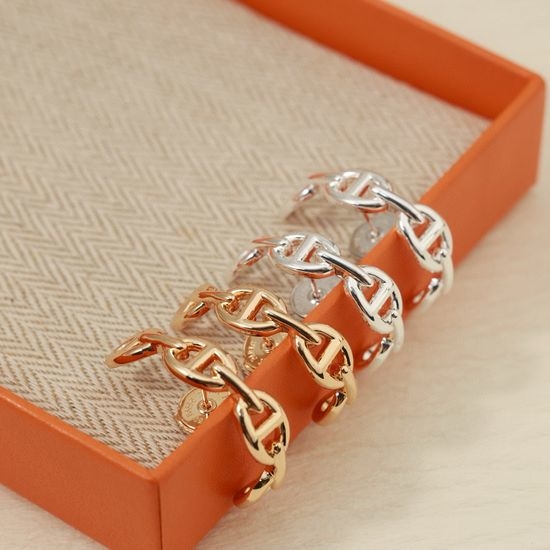 Hermes Classic Nose Shape Fashion Stud Earrings