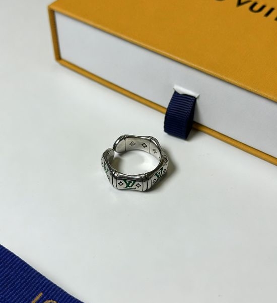 Louis Vuitton LV Vintage Silver Adjustable Ring