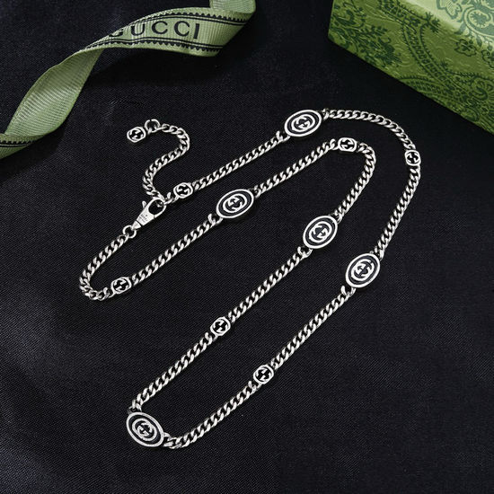 Gucci Classic Decorative Textured Necklace