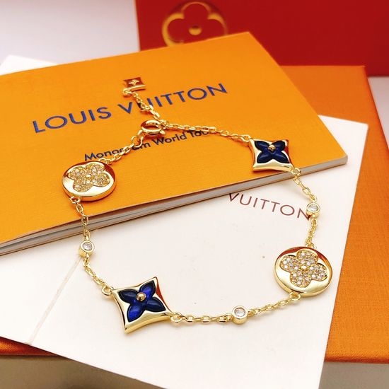 Louis Vuitton LV Royal Blue Mother of Pearl Bracelet