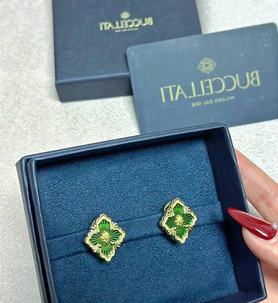 Celine Malachite Decorated Delicate Earrings