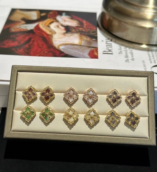 Buccellati Polished Textured Small Stud Earrings