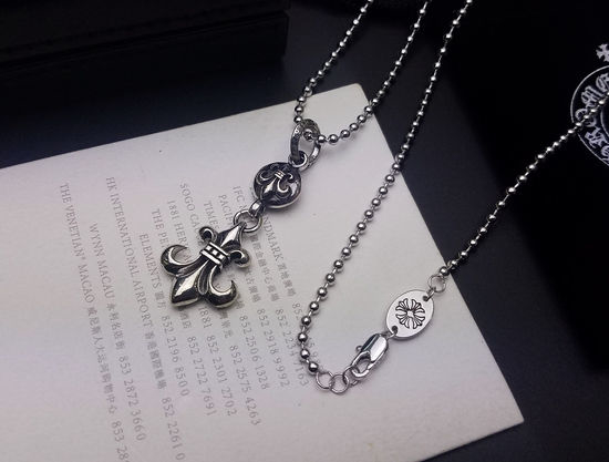 Chrome Hearts Vintage Anchor Pendant Fashion Necklace