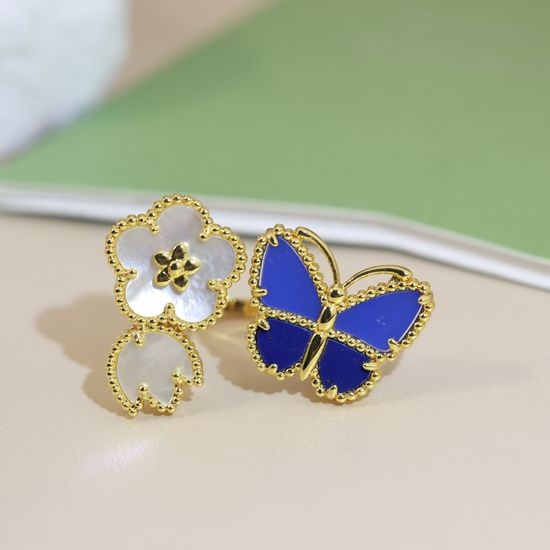 Van Cleef & Arpels VCA Blue Butterfly Stylish Ring