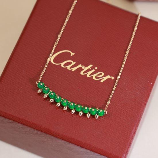 Cartier Rotatable Rivets Necklace with Logo