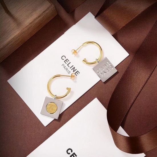 Celine Trendy Irregular Shaped Stud Earrings