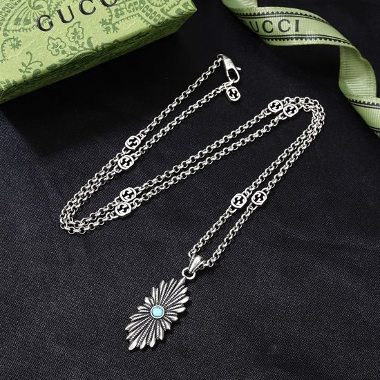 Gucci Double G Decorative Statement Necklace