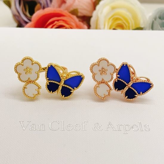 Van Cleef & Arpels VCA Two-tone Butterfly Adjustable Ring
