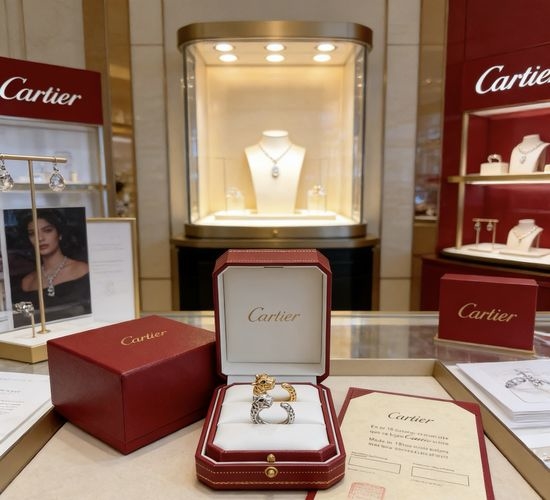 Cartier Classic Gold-Plated Elegant Ring